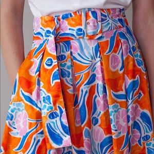 Rachel Antonoff Vinita Floral Midi Skirt sz 6